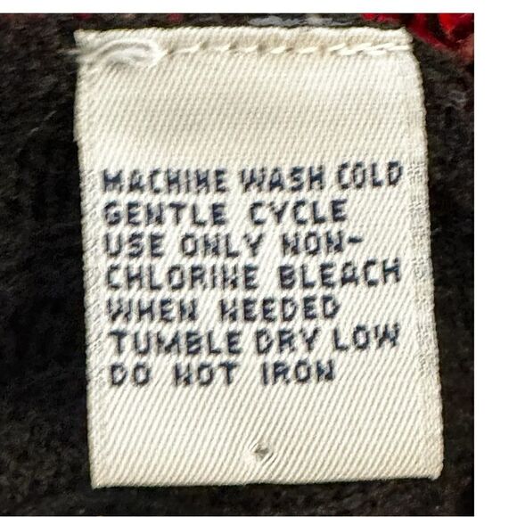 Vintage Cabin Creek Red Diamond Print Sweater Vest Sz XL - Picture 6 of 6